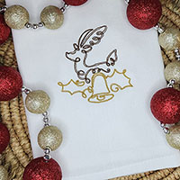 Christmas Embroidery Design Scribble Deer